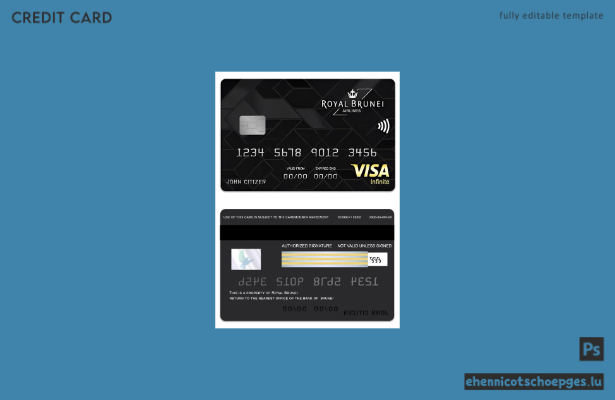 Beispielvorschau der Brunei Baiduri Bank Royal Brunei Visa Infinite-Kreditkarte